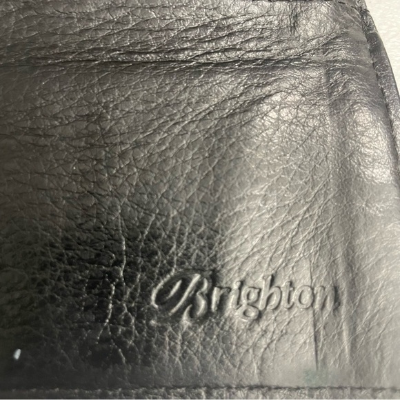 Croc Effect Brighton Leather Purse Tan, Brown And Black Wallet Purse - Picture 6 of 9